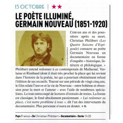 Le poète illuminé, Germain Nouveau (DVD) - Magazine Première d'octobre 2021