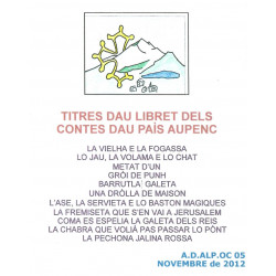 Contes dau país aupenc - ADALPOC - 4ième de couverture