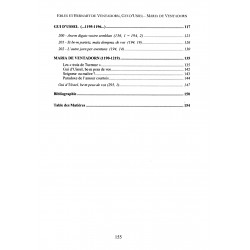Ebles & Bernart de Ventadorn, Gui d'Ussel Maria de Ventadorn - Martin de Riquer - p-155 taula de las materias 2