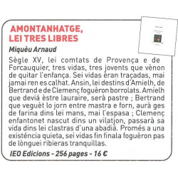 Amontanhatge - Lei tres libres - Miquèu ARNAUD - Selection Aquo d'aqui 07-2021