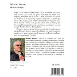 Amontanhatge - Lei tres libres - Miquèu ARNAUD - Back cover