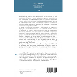 Dictionnaire des noms de lieux de l'Esterel à l'usage des Provençaux d'aujourd'hui - Gérard Tautil - 4ième de couverture