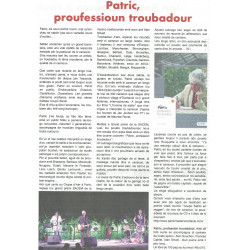 Patric, profession troubadour - Article Prouvenço d'aro 369 10-2020