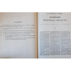 Lou Tresor dóu Felibrige – Provençal-Français -Tomes I et II (A-Z) - Frédéric Mistral - Extrait