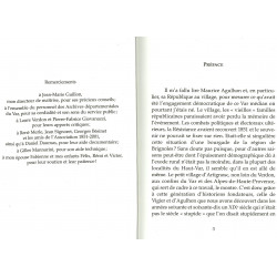 Clandestinité et réseau républicain dans le Haut-Var, La société secrète montagnarde d’Artignosc (1849-1851) - Preface