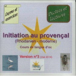 Initiation au provençal (Rhodanien - moderne) CD-Rom version 3