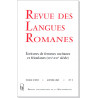 Revue des Langues Romanes - Tome 125-2 (2021 n°2)
