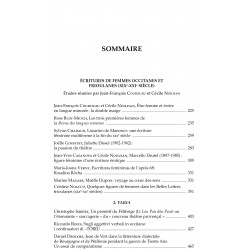 Revue des Langues Romanes - Tome 125-2 (2021 n°2) - Sommaire