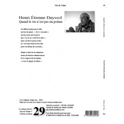 Quand la vie n’est pas un poème - Henri Étienne Dayssol