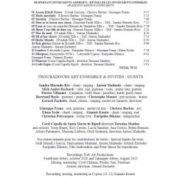 Despertant instruments adormits - Troubadours Art Ensemble & Invités