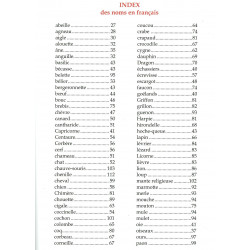 NOUVEAU BESTIAIRE PROVENÇAL - Marc DUMAS - Index