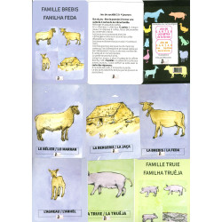 Las bèstias de la bòria - Les bêtes de la ferme (jeu de cartes)