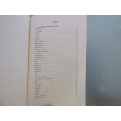 Manjalume - Le buveur de lumière - Aubin Bonnet - Table des matières