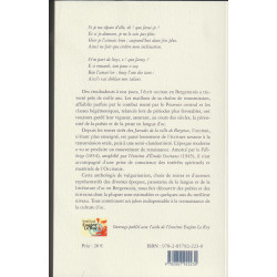 Chant de la vielle - Jean-Claude Dugros, Bernard Lesfargues - Back cover