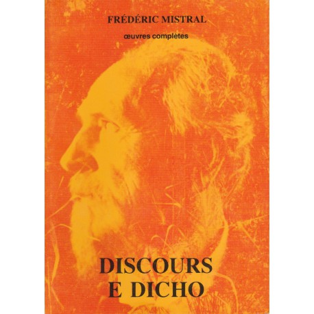 Discours e dicho  (broché petit format)  -  prouvençau - Frédéric Mistral