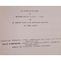 La siensa de destrar - Bertrand Boysset (1345-1414) - Extrait