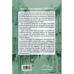 Veynes et ses hameaux sous l'ancien régime - 1589-1789 - Jean-Claude BERMOND - 4ième de couverture