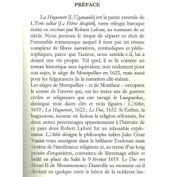 La Huguenote - Robert Lafont - Revirat de l’occitan per Clara Torreilles