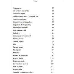 Flors paganas - Joan-Glaudi PUECH - Cortetas de Mananca - Table des matières