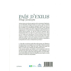 País d'exilis - Sèrgi Javaloyès - Back cover