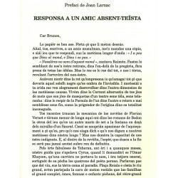 Letras a un amic musulman, followed by "Google Death" - Brunò Peiràs - Preface