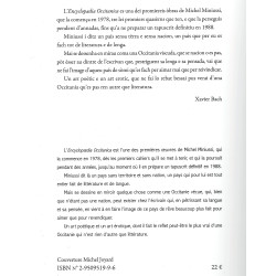 Encyclopædia occitanica - Michel Miniussi (bilingual edition) - Back cover