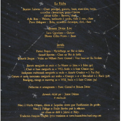 La Halha - Boisson Divine - Pochette intérieure du CD