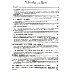 Petite histoire du Languedoc, des origines au XXe siècle - Paul GACHON - Table des matières