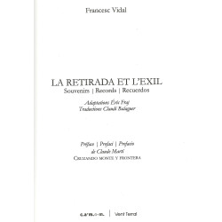 La retirada & l'exil - Francesc Vidal - Extrait