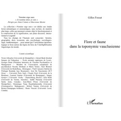 Flore et faune dans la toponymie vauclusienne - Gilles Fossat