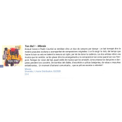 Ton bal ! - Mbraia (CD) - Article Lo Diari 54