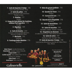 P'tit bal - Galouvielle - Arrière de la pochette CD
