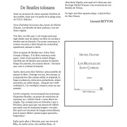 Los Beatles de Sant Çubran - Michel Fraysse - ATS 235 - Article Lo Grinhon 118 (G.Betton)