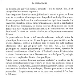 Le trésor des mots d'André Lagarde - Dictionnaire occitan-français - Extrait