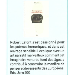 Robert Lafont - Lo viatge grand de l'Ulisses d'Itaca - Article Aquo d'Aqui 356
