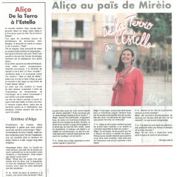 De la Terro à l'Estello - Aliço (CD) - Article Prouvenço d'aro 402