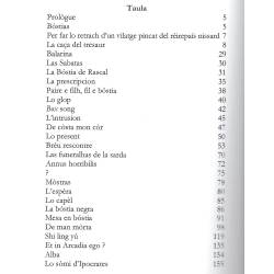 Bóstias - Joan-Claudi Sèrras - ATS 240 - Table des matières