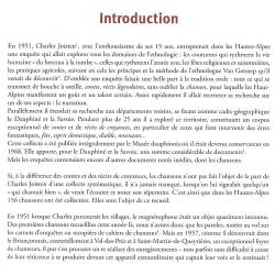 Chansons Populaires des Hautes-Alpes - Alice Joisten - Introduction