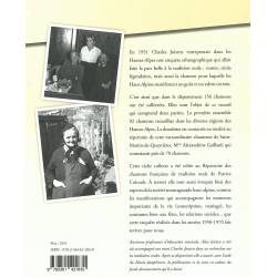 Chansons Populaires des Hautes-Alpes - Alice Joisten - 4e de couverture