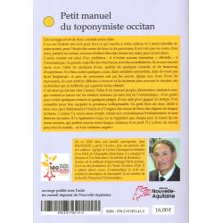 Petit manuel du toponymiste occitan - Joan RIGOSTA - 4ena de cobertura