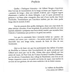 Dialògues occitans Lemosin - Gilbert BORGÉS - Preface