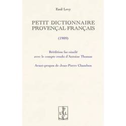 Petit dictionnaire provençal-français - Emil Levy