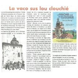 La vache sur le clocher et autres contes à rire en Provence - Jean-Luc Domenge - Article Prouvenço d'aro 06-2024