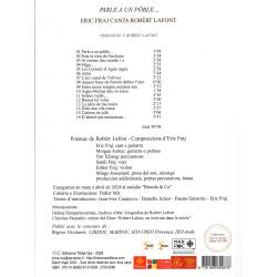 Parle a un pòble - Eric Fraj canta Robèrt Lafont - Back cover