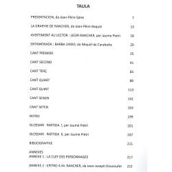 La Nemaïda - Jousè Rosalindo Rancher - Table des matières