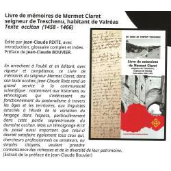 Livre de mémoires de Mermet Claret - Texte occitan (1458 – 1466) - J.-C. Rixte - Article Lo Grinhon 120