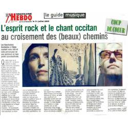 Hombeline e Mohn - Article Vaucluse Hebdo (Le Comtadin) dau 11 de julhet de 2005