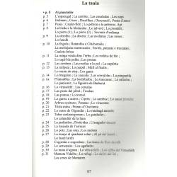 Vèrses Ortalans - Alan ROCH - Extrait de la table des matières