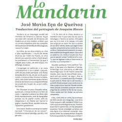 Lo Mandarin - José Maria Eça de Queiroz - Joaquim Blasco - Article Lo Diari 61