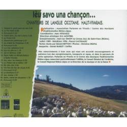 Ièu savo una chançon... Chanteurs de langue occitane. Haut-Vivarais (CD)